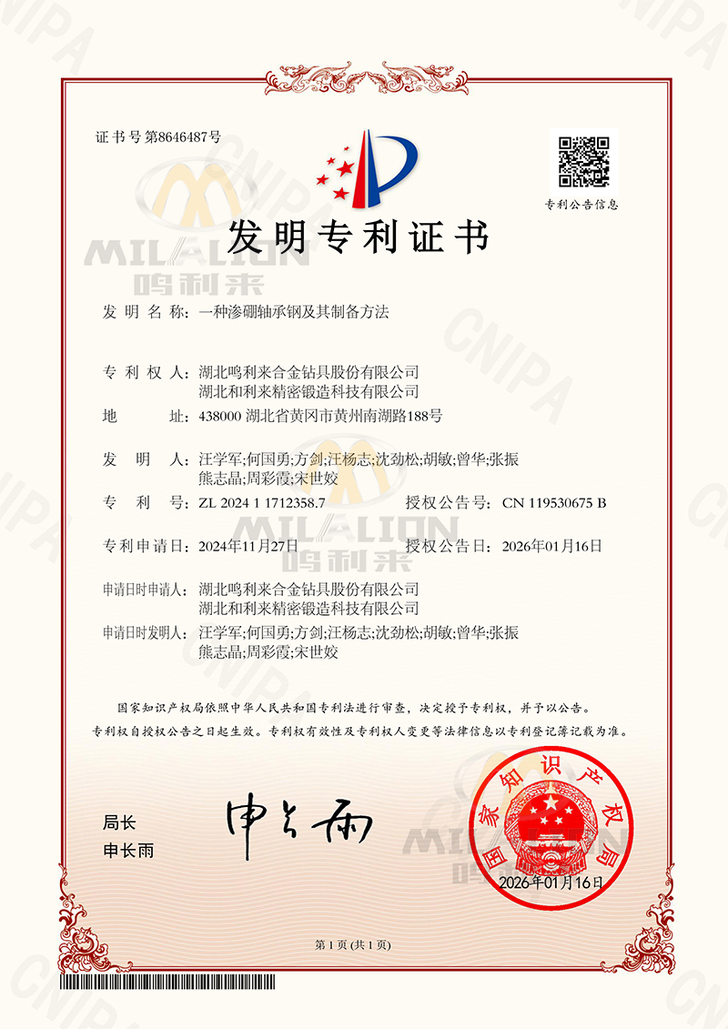 一种渗硼轴承钢及其制备方法